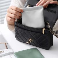 Bolsa de cosméticos de cuero, paquete de 3, minibolsa, bolsa de cosméticos, bolsa de viaje para maquillaje, bolsa de maquillaje portátil para mujer, pequeña, impermeable, bolsa de almacenamiento multifuncional - details 4