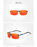 KINGSEVEN-gafas de sol de aluminio para hombre, lentes polarizadas sin montura, diseño Simple, para conducir, de marca, UV400, nueva actualización - details 6