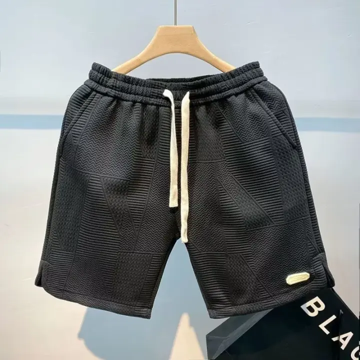 Nuevos Pantalones Cortos Grande para Hombre Estampado Retro Casual Moda de Verano Playa Deportiva Estilo Americano - 1