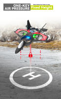 Avión teledirigido S98 de 2,4G con luces LED, planeador con Control remoto, modelo volador, juguetes de espuma EPP, Avión de despegue/aterrizaje con una tecla - details 7