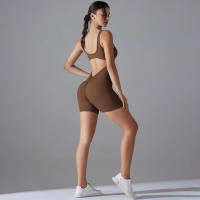 Body sin mangas para mujer, ropa elástica de una pieza, ropa de gimnasio, ropa deportiva - details 11