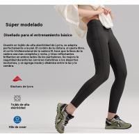 Pantalones de yoga de cintura alta, pantalones de fitness para mujer, pantalones de ejercicio para correr con bolsillos - details 5