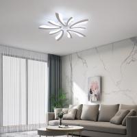 Plafón LED Regulable Control Remoto 48W 5400LM 3000K-6500K Día 70cm Ideal para Sala de Estar, Dormitorio, Comedor, Baño, Pasillo Blanco - details 1
