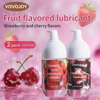Sabor sexual a fresa y cereza, lubricante de juguete vaginal anal a base de agua, lubricante sexual para parejas adultas - details 0