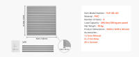 SucceBuy Paneles de pared de listones - Panel de listones de PVC para garaje de 4 x 4 pies, diseño modular, pared de listones gris, panel ajustable fácil de instalar con estructura de acoplamiento y corte DIY - details 5