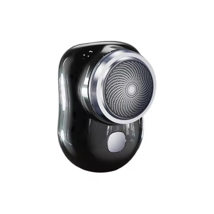 Mini Afeitadora eléctrica portátil para hombres, afeitadora recargable, fácil uso con un botón, adecuada - 1