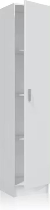 Zapatero Armario Basic, Mueble Auxiliar Acabado en Color Blanco, Medidas: 108 x 55 x 36 cm de Fondo - 1