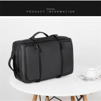 Mochila de viaje impermeable para hombre, morral escolar para ordenador portátil de negocios, de 15,6 pulgadas, con carga USB - details 11