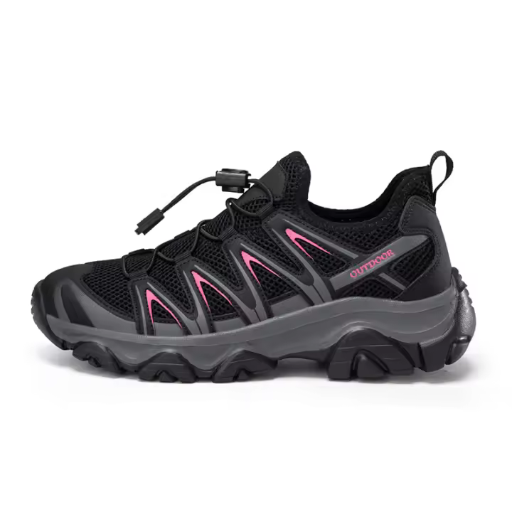 Zapatos de senderismo impermeables para mujer, zapatillas de senderismo antideslizantes, transpirables, cómodas y ligeras - 1