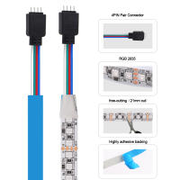 Tira de luces LED Flexible y cambiable de Color, cinta de lámpara de cuerda, DC12V, 3535, 5MM, 8MM, 10MM, ancho PCB, 60, 120, 180LED/m, RGB, 5m/lote - details 2
