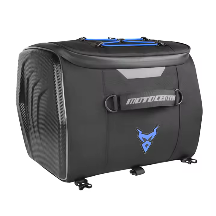 MOTOCENTRIC Bolsa Trasera de Moto Gran Capacidad, Impermeable, Ligera, Reflejante, Antideslizante, Resistente al Desgaste Bolsa de Viaje para Motocross - 1