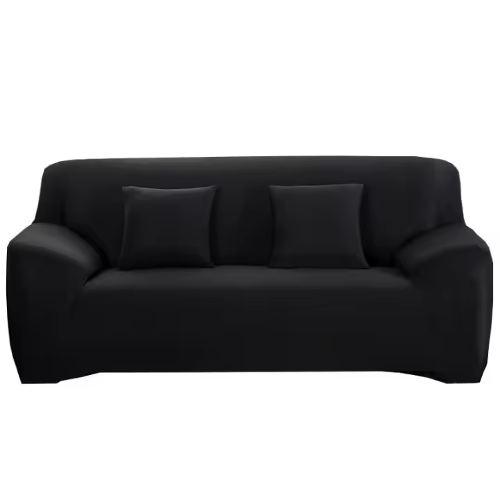 Bonenjoy Funda de sofá elástica, funda de sofá de Color sólido, funda de 1/2/3/4 plazas, funda de sofá antisuciedad, Protector de sofá para decoración del hogar - 1
