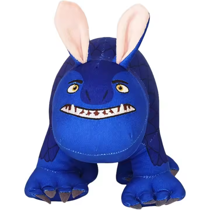 Juguetes de peluche, linda muñeca monstruo de peluche, muñeca de dibujos animados, muñeca de peluche Kawaii, para niños y amantes de la colección de peluche (azul) - 1