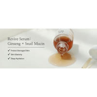 Revive Serum Ginseng + Snail Mucin, skin elasticity, deep hydration, protect damaged skin