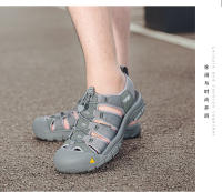 Sandalias de bolsillo con suela ligera para exteriores, de gran tamaño, sandalias de senderismo de verano para mujer, zapatos de playa para hombre - details 35