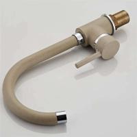 Grifo de oro rosa/negro/cromado mezclador de agua fría y caliente grifo de fregadero giratorio de 360 ​​grados montado en cubierta para cocina - details 11