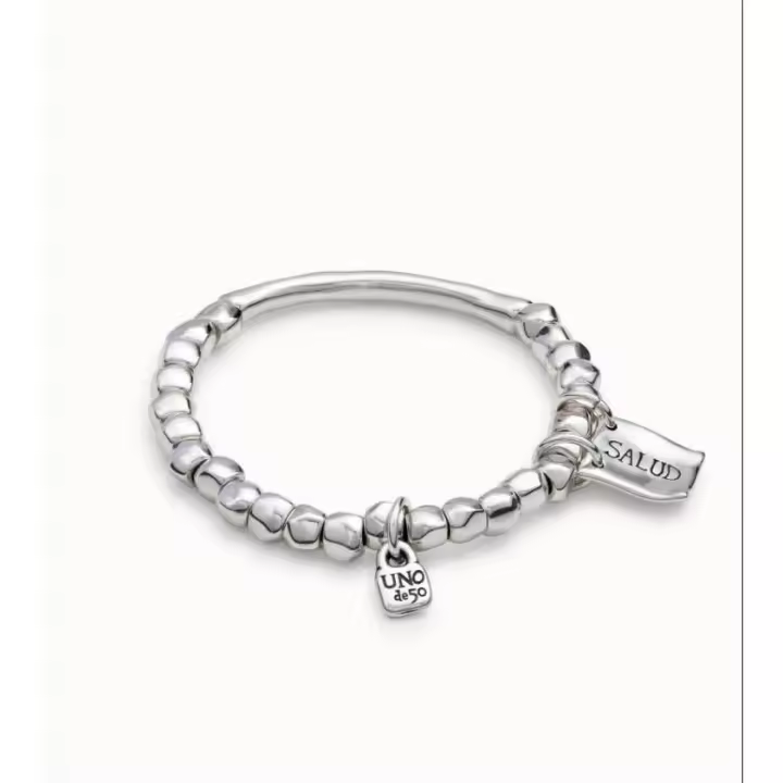 Brazalete de cuentas con placa de nombre y cerradura creativa UNO DE - Producto nuevo de gran éxito, Joyería accesorio encantadora。 - 1