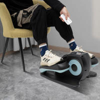Máquina elíptica para debajo del escritorio, ejercitador eléctrico LCD para piernas sentadas, Pedal con control remoto para ancianos, masaje de pies - details 0