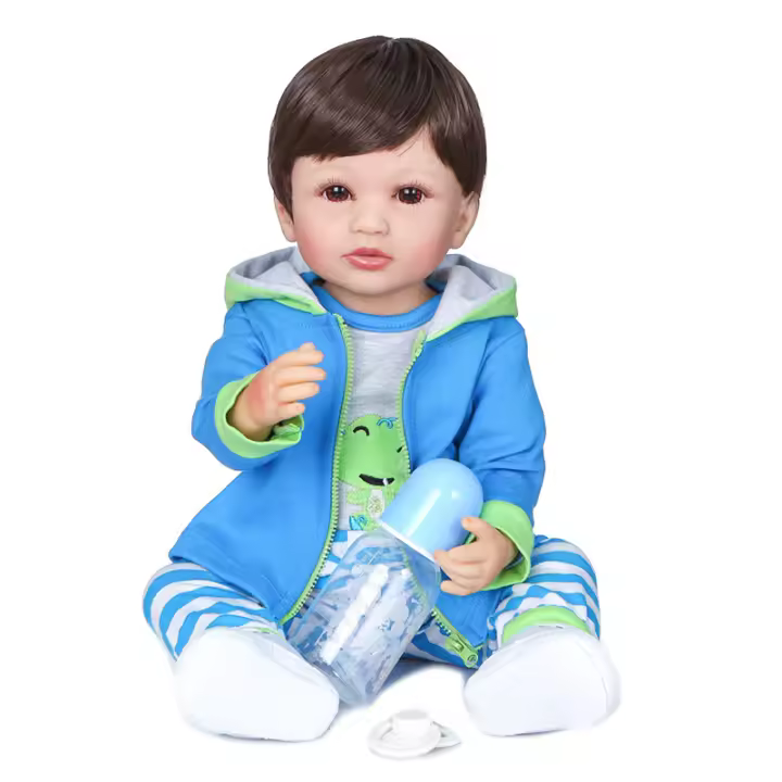 Muñeca De Bebé Reborn Realista De 50 CM Con Piel Pintada En 3D - 1