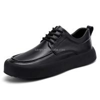 Nueva venta al por mayor, zapatos Vintage de cuero transpirable de verano para hombre, zapatillas clásicas con cordones de vaca Real, zapatillas antideslizantes de alta calidad 44 - details 4