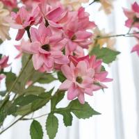 Flores de jazmín artificiales elegantes, tacto Real, simulación de seda hecha a mano, hermosa flor falsa, decoración de jardín - details 8
