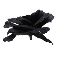 Flor de seda Artificial Rosa Negra para fiesta, boda, casa, oficina, decoración de jardín, bricolaje, 20 piezas - details 6