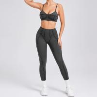 Traje de Yoga para Mujer de Cintura Alta Sujetador Deportivo Antiqueo Pantalones Fizz - details 11