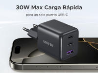 Cargador USB C GAN UGREEN 30W Compatible con Google Pixel, iPhone, iPad Accesorios de Electrónica - details 2