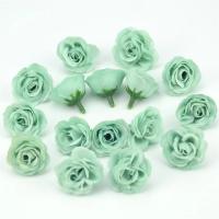 Mini cabezas de rosas artificiales de seda para decoración del hogar, accesorios artesanales de flores falsas, 10/50/100 piezas, 2,5 cm - details 2
