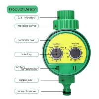 Temporizador de jardín, controlador, aspersor mecánico automático, grifo programable, manguera exterior, herramienta de riego por goteo - details 6