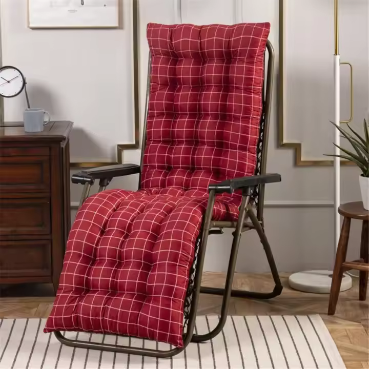 Cojín grueso de algodón para banco, cojín de reemplazo para silla basculante, para jardín y exteriores, para las cuatro estaciones - 1