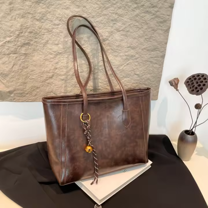Bolso de Hombro de Moda Única 2025 Bolso de Mano de Textura Comoditativa para Commutadores - 1