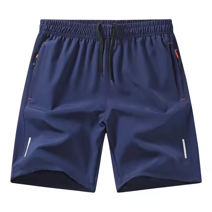 Pantalones cortos de verano 2025 Estilo casual de hielo para hombres Transpirable, adecuado para baloncesto y playa - 1