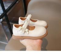 Zapatos de cuero antideslizantes para niña, zapatillas multifuncionales informales de princesa, suela suave, estilo coreano, a la moda, novedad de otoño, - details 4