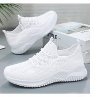 Zapatillas de running ligeras de malla con suela blanda para mujer, zapatillas deportivas informales huecas y transpirables - details 32