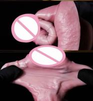 Funda realista de silicona de 6 tamaños Leten para agrandar el pene, condones grandes, juguetes sexuales para hombres, productos para extender el pene. - details 4