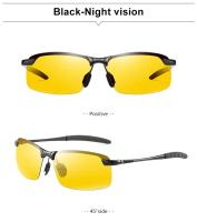 Gafas de sol fotocromáticas para hombre, gafas camaleón polarizadas, gafas de sol que cambian de color, visión diurna y nocturna, gafas de conducción, UV400 - details 27