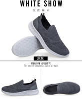 Nuevos zapatos de pareja transpirables de un paso de malla para primavera y otoño, zapatos para caminar para hombre con capucha ligeros y cómodos para exteriores - details 33