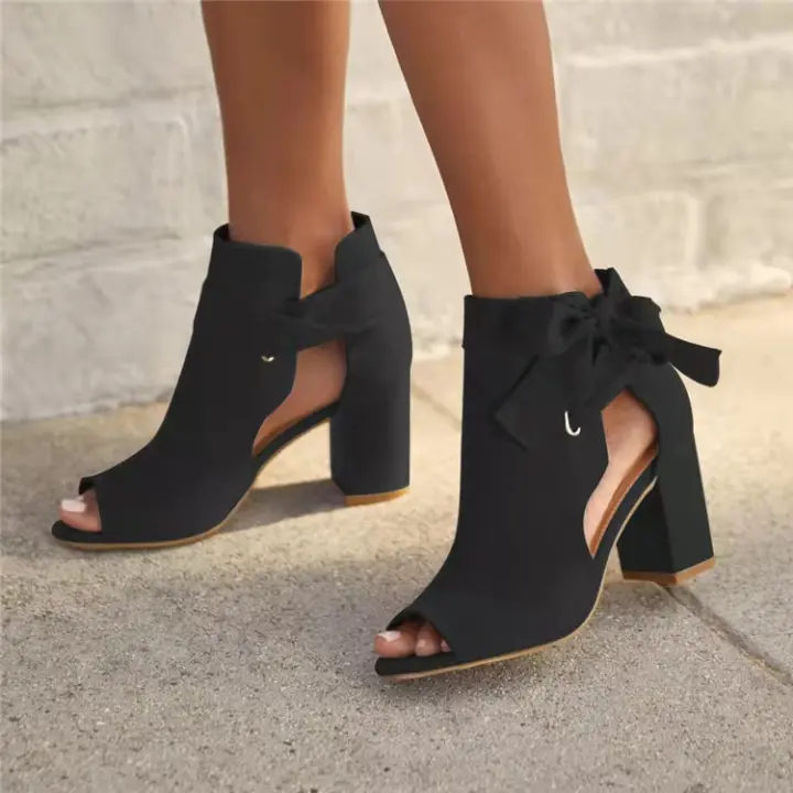 Sandalias de tacón alto de moda para mujer, zapatos de verano. - 1