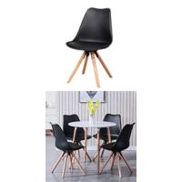 Sillas de Comedor Nórdicas de Madera de Haya Paquete de 2 Modernos para Sala de Estar, Oficina, Dormitorio - details 11