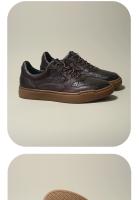 Cuero genuino de alta gama, cabeza de res pura, capa de cuero de vaca, zapatos casuales transpirables de suela blanda. - details 6
