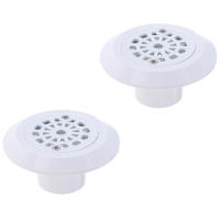 Accesorios redondos de repuesto para piscina, 2 piezas, ABS, salida de agua - details 0