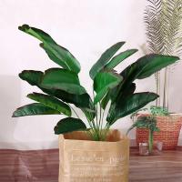 32 "vegetación tropical decoración del hogar grande planta falsa palma artificial árbol de plátano falso - details 0