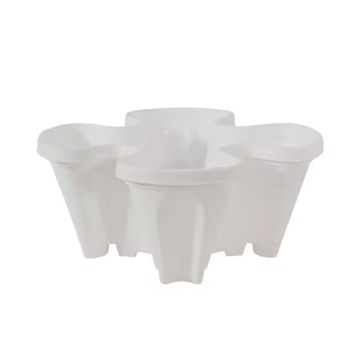 Nuevo Maceta apilable para plantas de plántulas, máquina de siembra de fresas de plástico, - 1