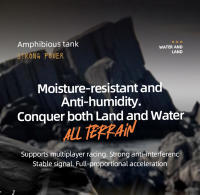 JJRC Q183 RC Car 2.4G Amphibious All Terrain Tracked Tank Remote Control Truck Climbing Off-Road Vehicle Waterproof Toy Kid Gift - details 22