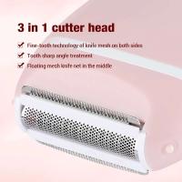 Afeitadora eléctrica para mujer, Mini maquinilla de afeitar lavable, equipo especial de depilación para todo el cuerpo, pierna, axila, zona íntima 3 en 1 - details 3