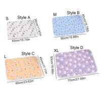 Estera de enfriamiento portátil para perros de dibujos animados, alfombrilla antideslizante de látex de algodón para mascotas, cama suave para gatos, sofá, esteras para acampar - details 0