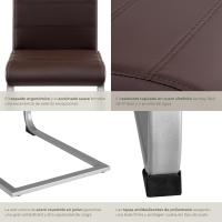 Juego de Sillas de Terciopelo Sillas de Comedor Ergonómicas Versátiles - details 92