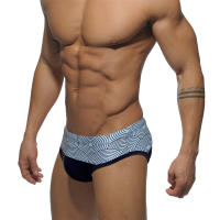 Jessborn-Calzoncillos de natación para hombre, bañador sexy de cintura baja con bloqueo de color, pantalones cortos deportivos para surfear en la playa, primavera caliente - details 1