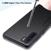 OPPO A91 Reno 3 4G 5G Funda de Lujo de Cuero PU Cubierta Trasera Mate A Prueba de Golpes - details 6